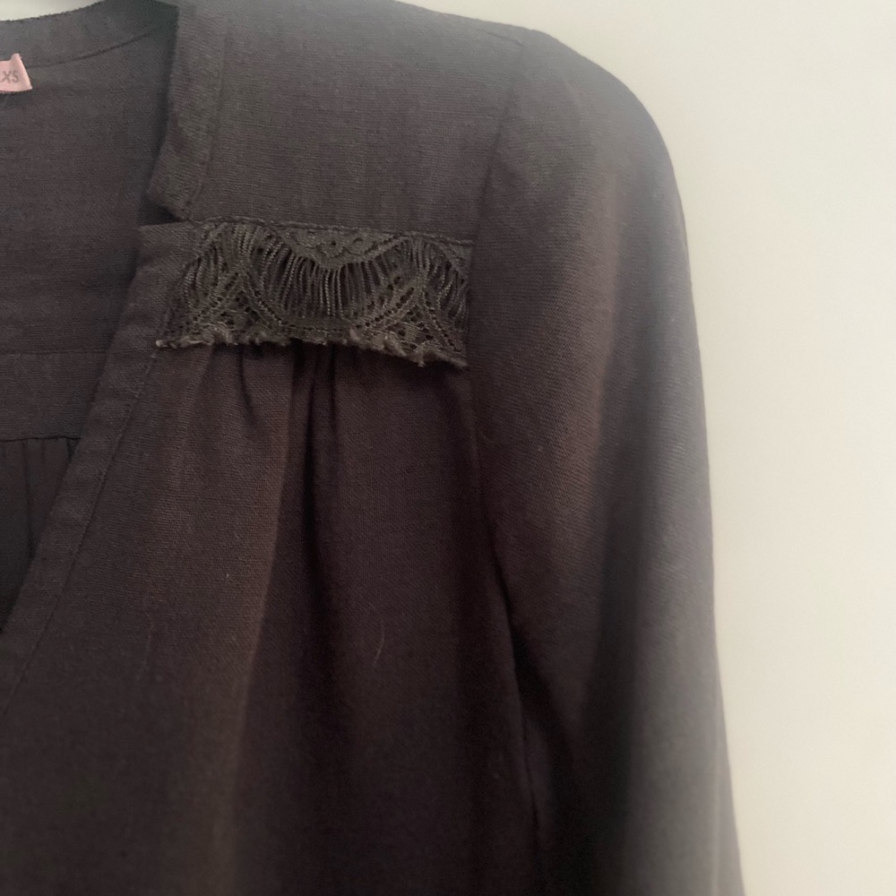 Calypso St. Barth slate gray long sleeve top - Picture 9 of 14